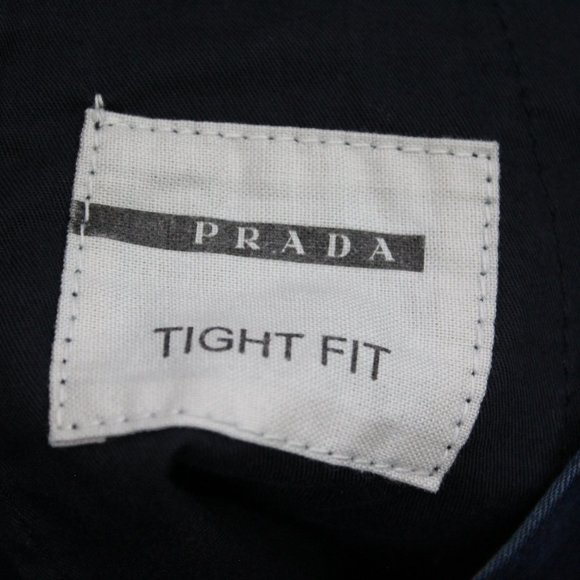 Prada Milano Tight Fit Button Fly Pants F577 - Picture 7 of 9